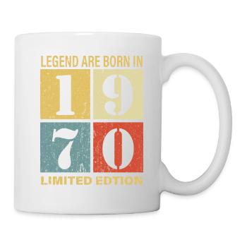 Original Calendar 1970's Vintage Birthday Rec - Mug - white - Right