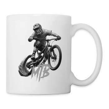 MTB Bike - Tasse - Weiß - Rechts