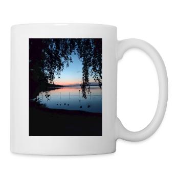 Sonnenuntergang - Tasse - Weiß - Rechts