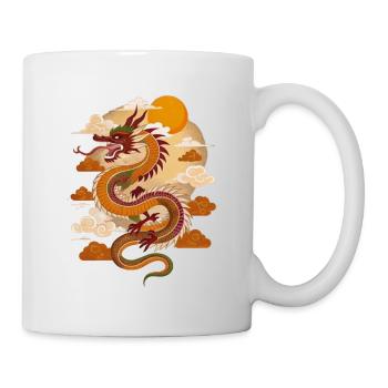 Chinese Dragon in Sunset - Mug - white - Right