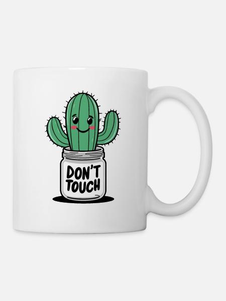 Don't touch - Mug - white