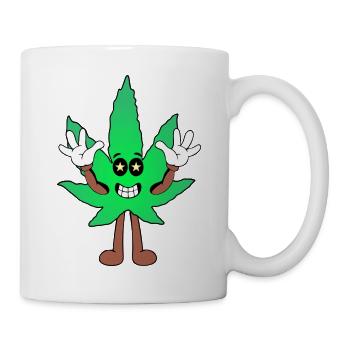 Der Bloom - Star Bloom Weed Cannabis Marihuana - Tasse - Weiß - Rechts