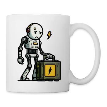 Sad Robot Energy Case - Mug - white - Right