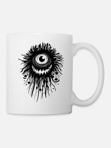 The Smiling Monster - Mug - white