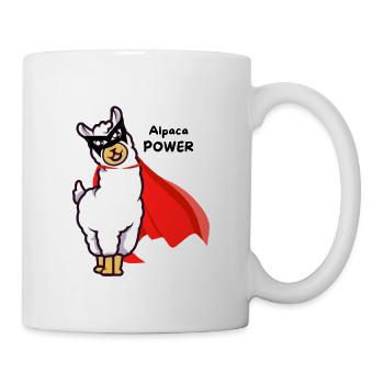 AlpagaPower2 - Mug blanc - blanc - Droite