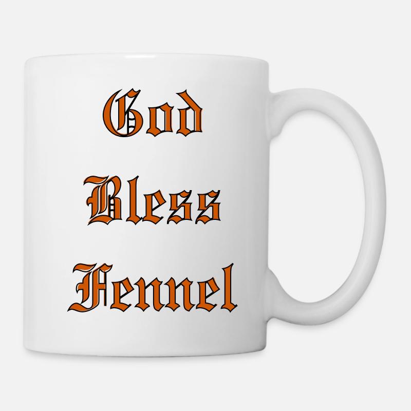 Que Dieu bénisse le fenouil - Mug blanc - blanc
