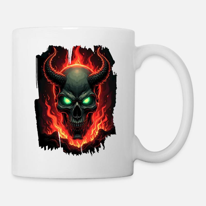 Crane Feu Infernal - Mug blanc - blanc