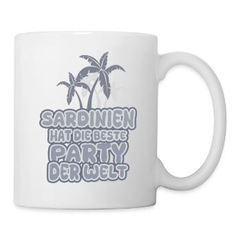 Sardinien als Urlaub - Tasse - Weiß - Rechts