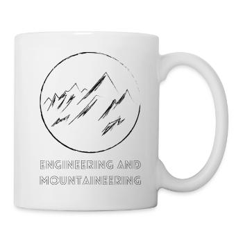 Mountains / Engineering and Mountaineering - Mug - white - Right