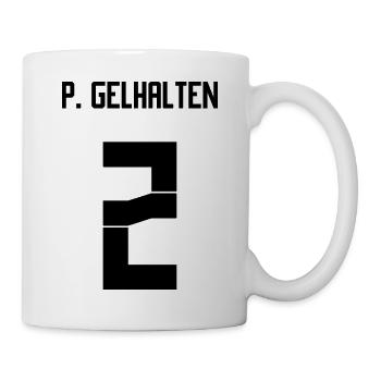 Deutschland Trikot - Pegel Halten - Tasse - Weiß - Rechts