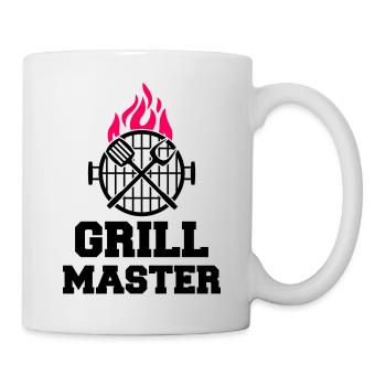 grill master - Tasse - Weiß - Rechts