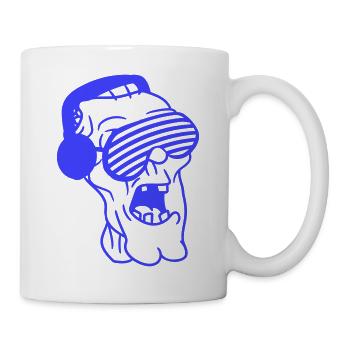 DJ Zombie Monster Horror Halloween Party Music - Mug - white - Right