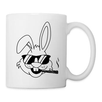 Articulation de lapin - Mug blanc - blanc - Droite