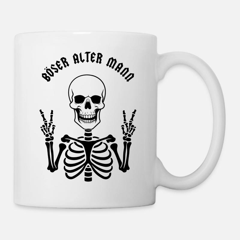 Böser alter Mann - Tasse - Weiß