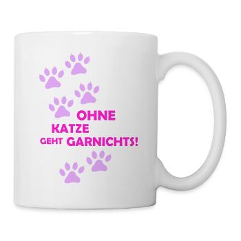 Rien ne fonctionne sans chat - Mug blanc - blanc - Droite
