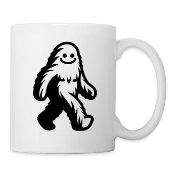 Smiling Yeti - Bigfoot Sighting - Mug - white - Right
