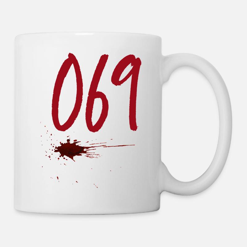 Postleitzahl Frankfurt 069 - Tasse - Weiß