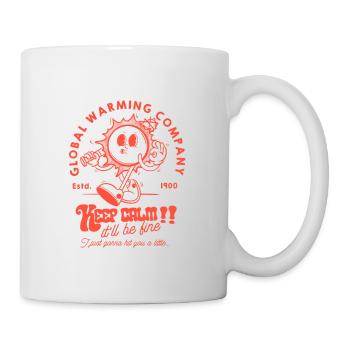 Changement climatique - Mug blanc - blanc - Droite