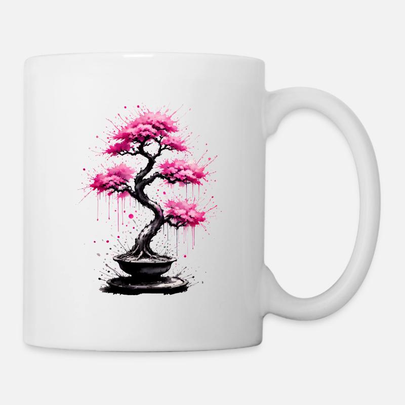 Rêve de bonsaï rose - Mug blanc - blanc