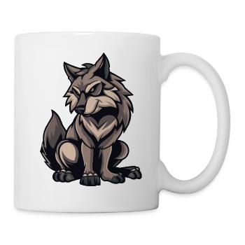 wolf - Mug - white - Right