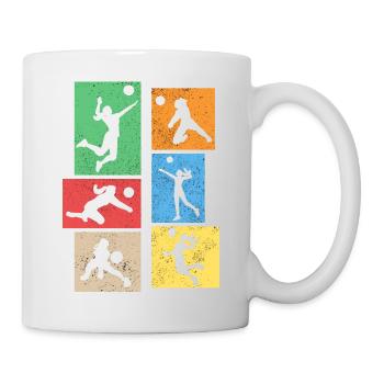 Women's VolleyBall - girls sport lovers - Mug - white - Right