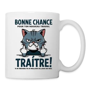 Auf Wiedersehen, Kollege! - Tasse - Weiß - Rechts