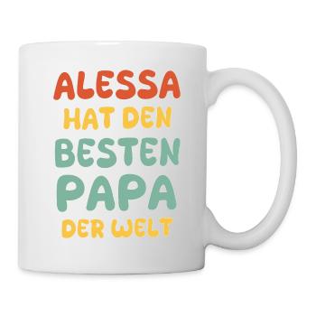 Alessa bébé - Mug blanc - blanc - Droite