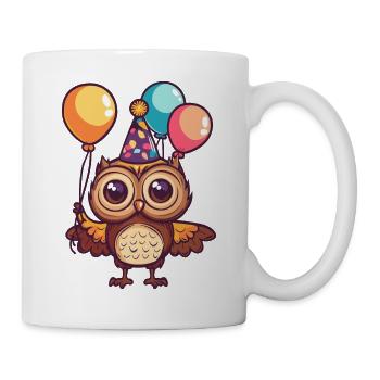 Owl Birthday Baby - Mug - white - Right