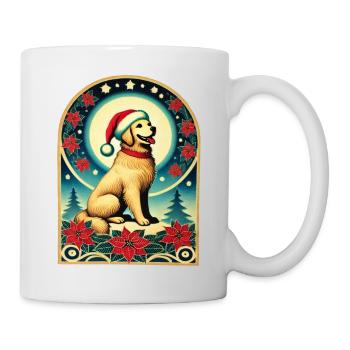 Christmas Golden Retriever - Mug - white - Right