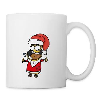 VPC / Jeff die Pommes / Weihnachten / Hübsch / Weiß - Tasse - Weiß - Rechts