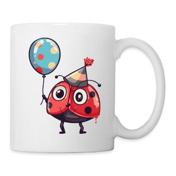 Ladybug Birthday Baby - Mug - white - Right