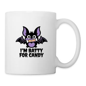 Je suis battu pour les bonbons - Mug blanc - blanc - Droite