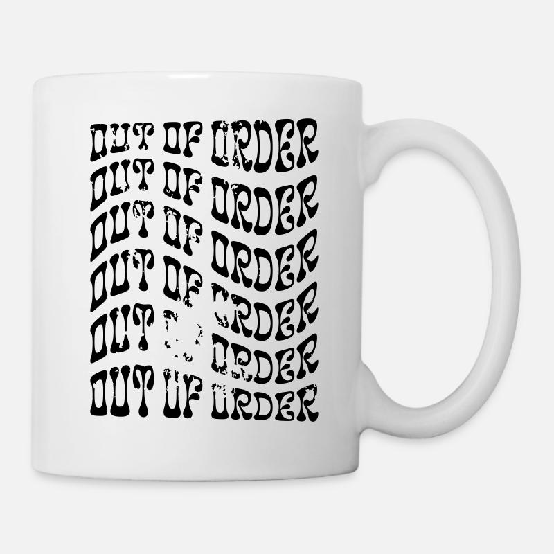 Week-end de travail, cure, burn-out, réhabilitation - Mug blanc - blanc