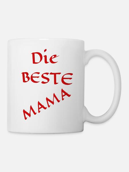 Die Beste Mama - Tasse - Weiß