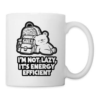 Im Not Lazy Its Energy Efficient - Mug - white - Right