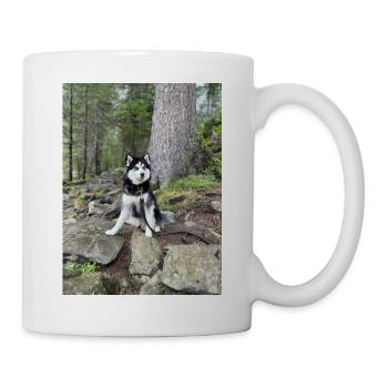 Husky - Tasse - Weiß - Rechts