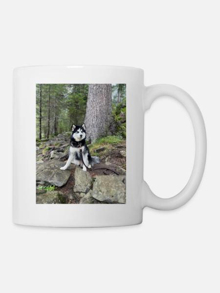 Husky - Tasse - Weiß