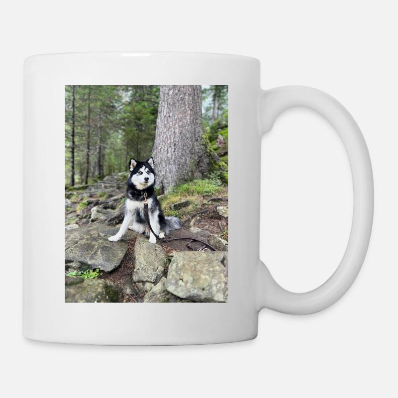 Husky - Tasse - Weiß