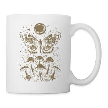 Motte Fairycore Goth Grunge Pilze - Tasse - Weiß - Rechts