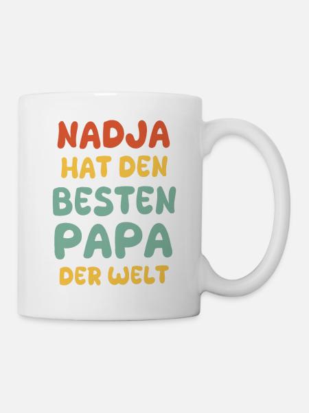 Nadja - Tasse - Weiß