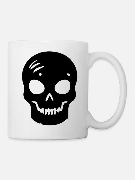 Skull - Mug - white
