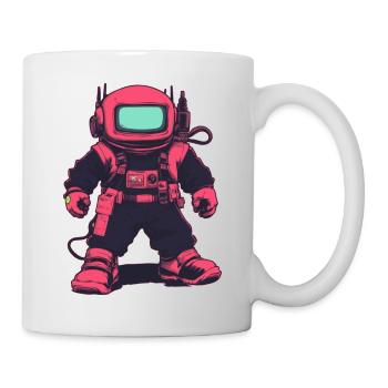 High-tech fantasy suit from the future - Mug - white - Right
