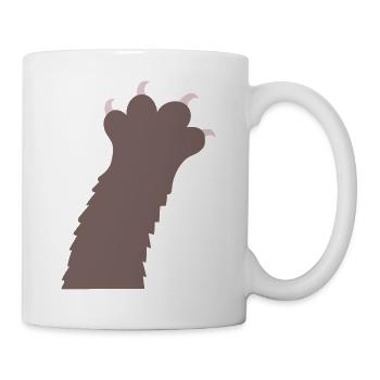 Cats Claws Paws Paws Claws Silhouette - Mug - white - Right