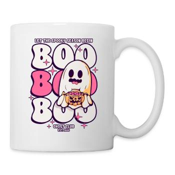 Boo Boo Boo Halloween Geist - Tasse - Weiß - Rechts