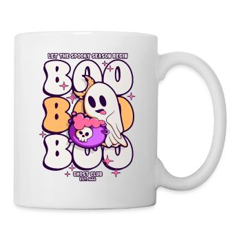Boo Boo Boo Halloween Geist - Tasse - Weiß - Rechts