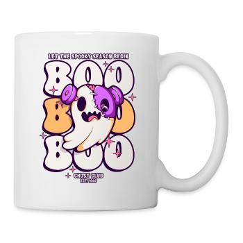 Boo Boo Boo Halloween Geist - Tasse - Weiß - Rechts