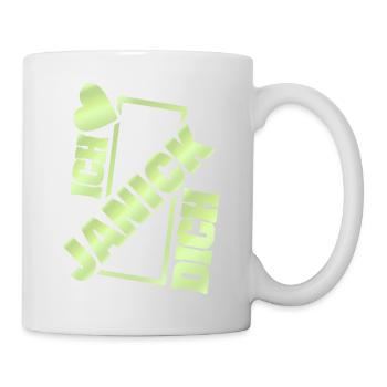 Couple Janick - Mug blanc - blanc - Droite
