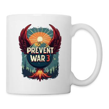 KRIEG VERHINDERN 3 - Tasse - Weiß - Rechts