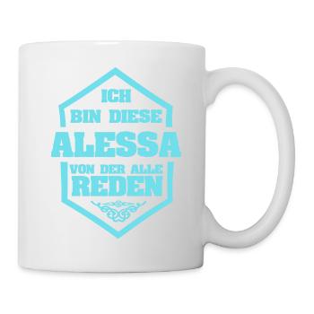Alessa - Tasse - Weiß - Rechts