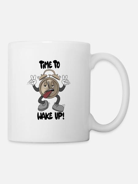 Time To Wake Up - Mug - white